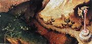 BROEDERLAM, Melchior The Flight into Egypt (detail) oil painting on canvas